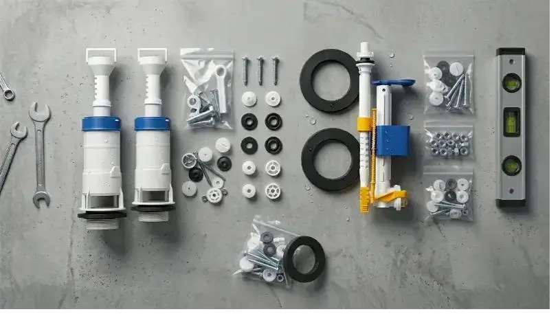 Mecanismo completo de cisterna del WC: kit universal